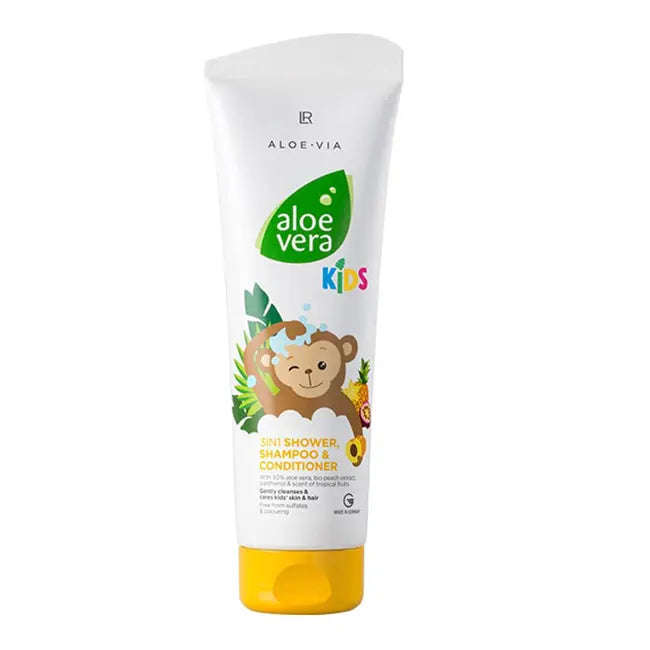 ALOE VERA KIDS 3 IN 1 SHOWER, SHAMPOO & CONDITIONER