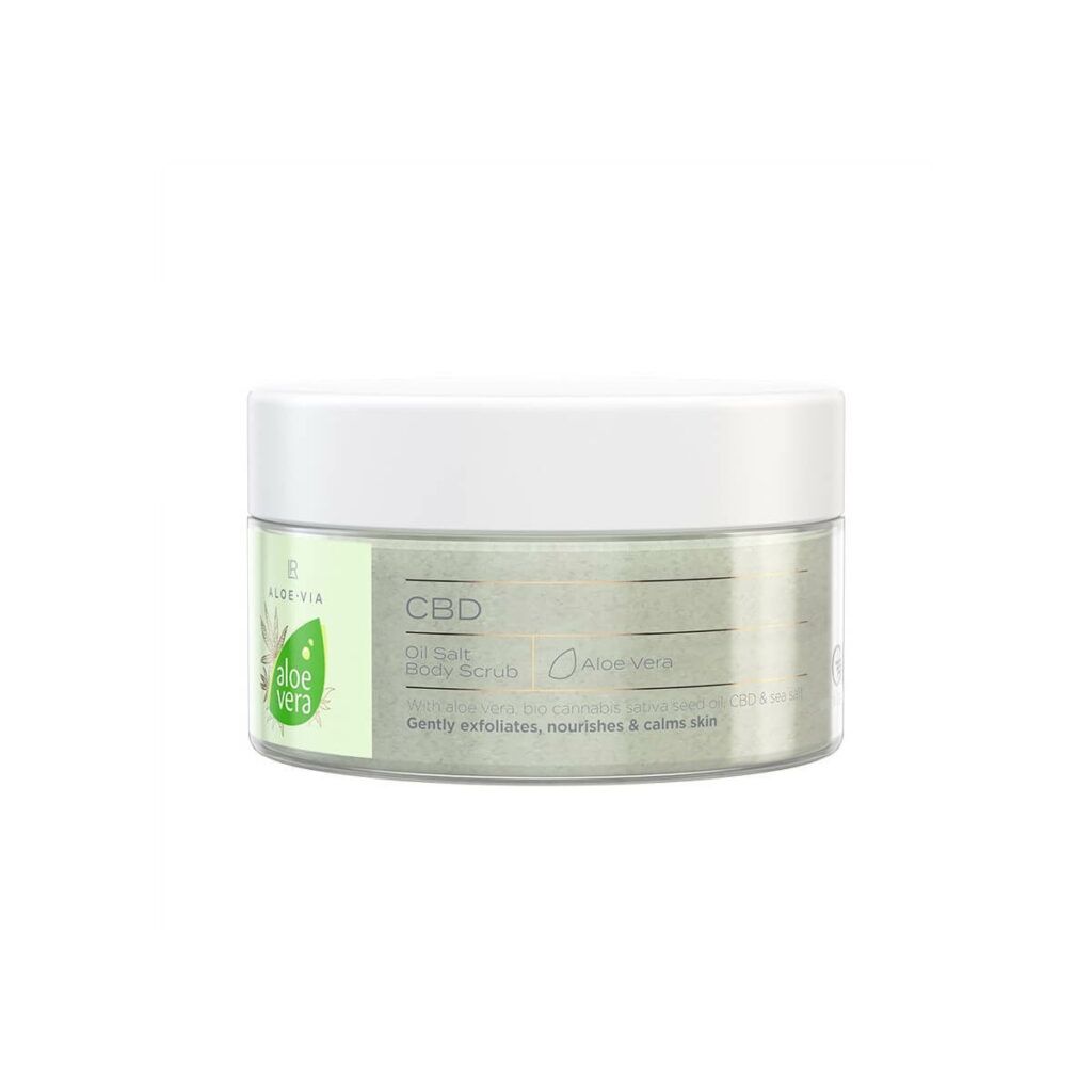 ALOE VERA CBD OIL SALT PEELING SCRUB