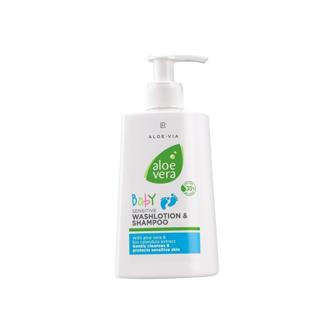 ALOE VERA SENSITIVE WASH LOTION & SHAMPOO